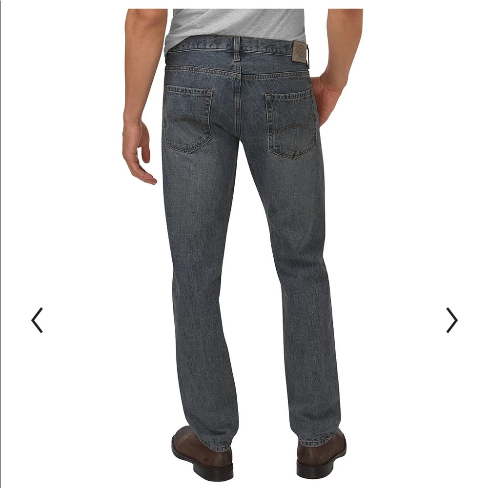 Dickies NEW Slim Fit Straight Leg Gray Jeans 40 x 32 Cotton Pants Pockets Casual